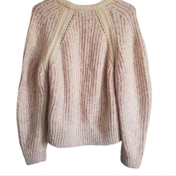 J.Crew wool blend pastel multi color womans sweater, size small - Picture 5 of 7